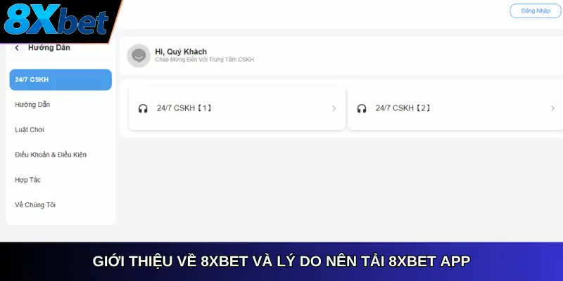 Giới thiệu về 8xbet và lý do nên tải 8xbet app